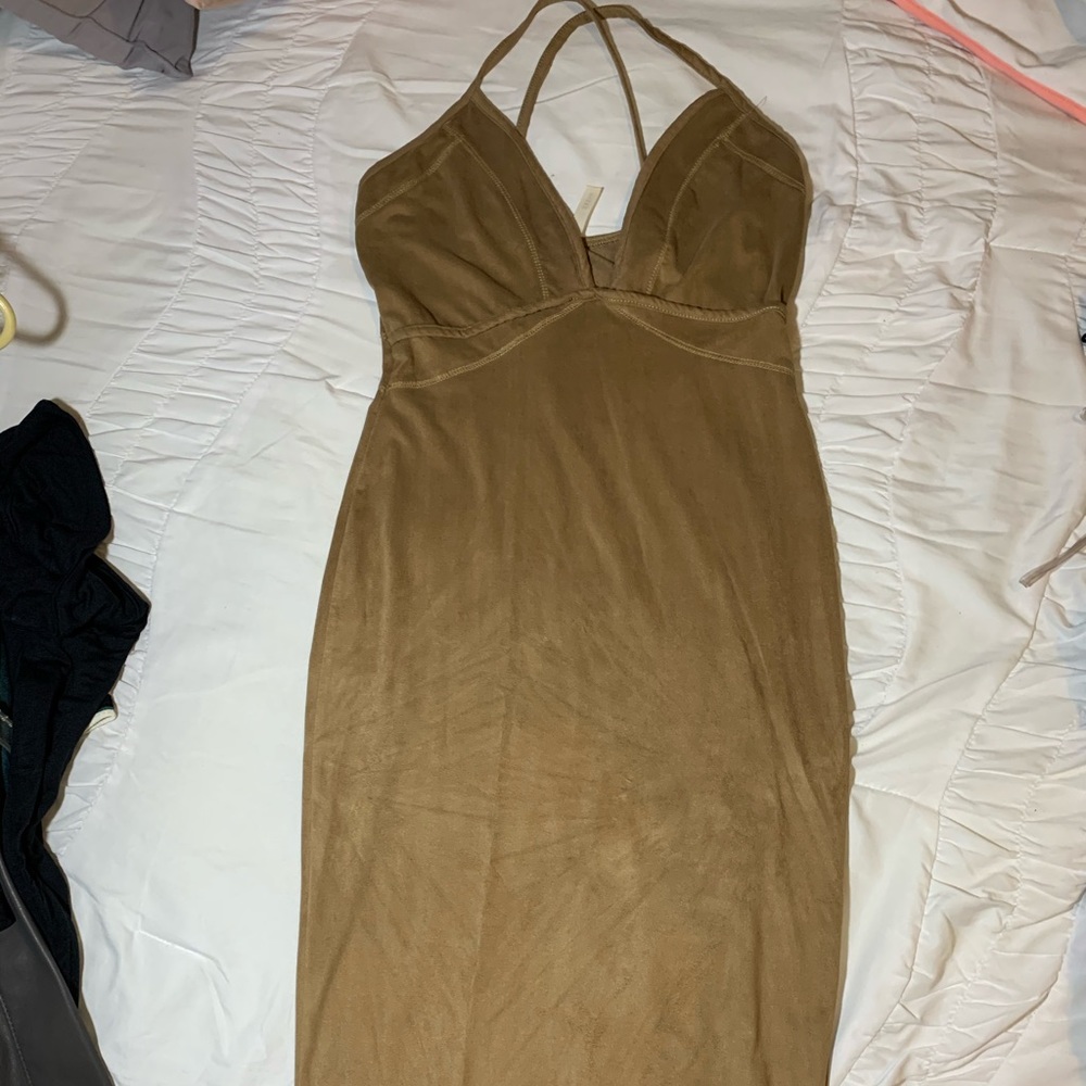 Tan dress